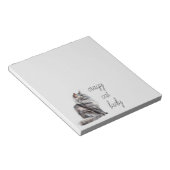 Grijze kat notitieblok (Schuin)