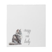 Grijze kat notitieblok (Voorkant)