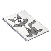 Grijze kat notitieboek (Rechterzijde)