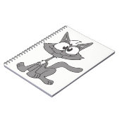 Grijze kat notitieboek (Linkerzijde)