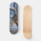 Grijze kat persoonlijk skateboard (Voorkant)