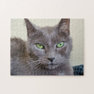 Grijze kat puzzel