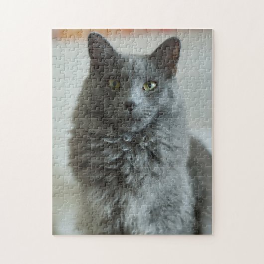 Grijze kat Puzzle Legpuzzel (Verticaal)