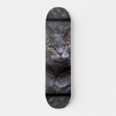 Grijze kat skateboard (Voorkant)
