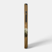 GRIJZE KAT STAAND OP TWEE POTEN iPhone HOESJE (Linkerkant)