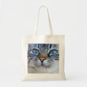 Grijze kat tote bag (Voorkant)