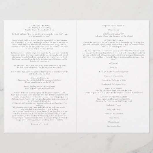 Grijze katholieke weddenschappen Mass Ceremony Pro (Achterkant)