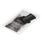 Grijze katje met bovenste hak magneet (Linkerzijde)