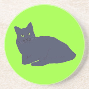 Grijze Katten onderzetters