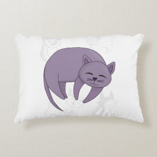 Grijze kattenhoesjes en keukendoek Hoesje Accent Kussen