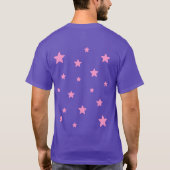 Grijze kattenstars T-Shirt (Achterkant)