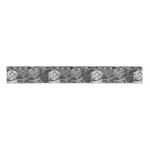 Grijze kattenventiel 3 inch grosgrain lint (Voorkant)