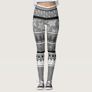 Grijze Kerst Leggings