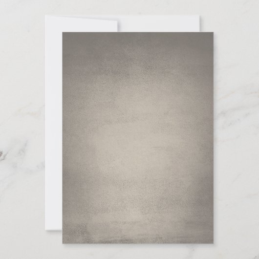 Grijze  kerstfeestelijke uitnodiging (Achterkant)