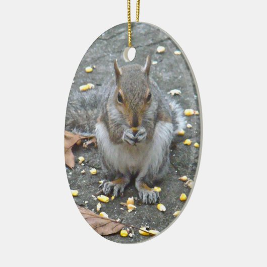 Grijze kerstserie keramisch ornament (Links)