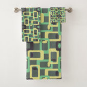 Grijze ketting link bad handdoek (Insitu)