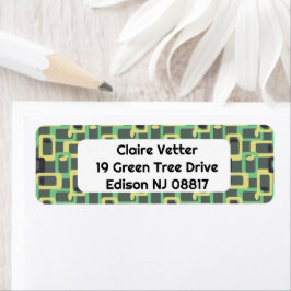 Grijze ketting link etiket