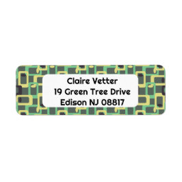 Grijze ketting link etiket