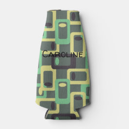 Grijze ketting link flesjeskoeler