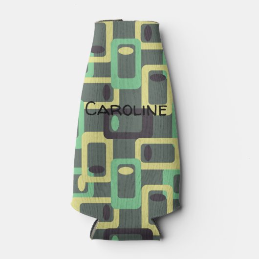 Grijze ketting link flesjeskoeler (Voorkant)