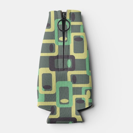 Grijze ketting link flesjeskoeler (Achterkant)