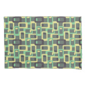 Grijze ketting link kussensloop (Voorkant)