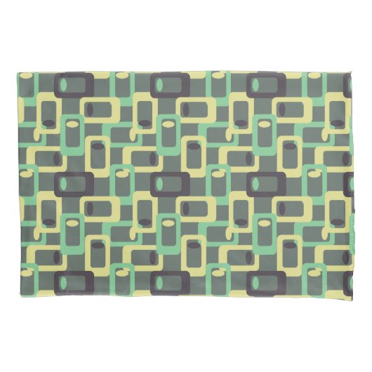 Grijze ketting link kussensloop (Voorkant)