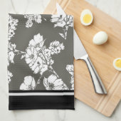 Grijze keukenhanddoek (Quarter Fold)