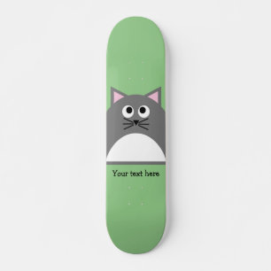 Grijze Kitten Kat Persoonlijke Skateboard