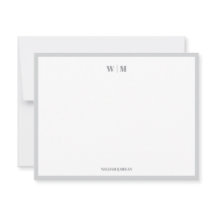 Grijze Klassieke Monogram Huwelijkscollectie voor