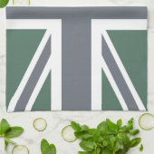  Grijze Klassieke Unievaknaam Brits (UK) Theedoek (Gevouwen)