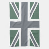  Grijze Klassieke Unievaknaam Brits (UK) Theedoek (Verticaal)