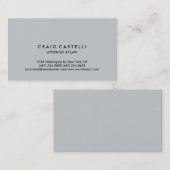 Grijze kleur Achtergrond Standaard Grootte Visitek Visitekaartje (Voorkant / Achterkant)