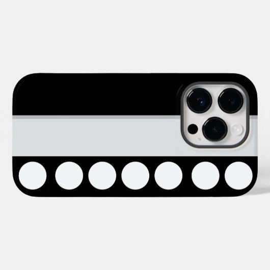 Grijze kleur Case-Mate iPhone case (Achterkant (horizontaal))