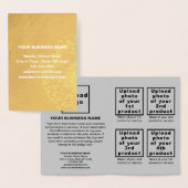 Grijze Kleur Zakelijk Merk op Folie Kaart (Display)