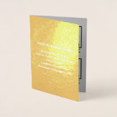 Grijze Kleur Zakelijk Merk op Folie Kaart (Voorkant)