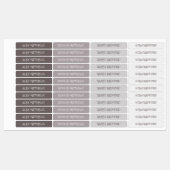 Grijze kleurgecodeerde prenernaam Waterdicht Labels (Vel)