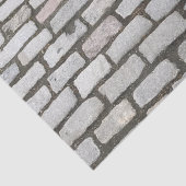 Grijze kobblestone-stenen loopvlakpatroon afdrukke tissuepapier (Detail)