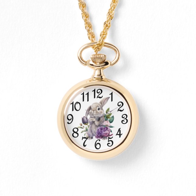 Grijze Konijn  Horloge (Voorkant)