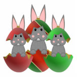 Grijze konijn in een kerstversiering fotobeeldje ornament<br><div class="desc">Dit ontwerp is een vectorillustratie van fuzzy grey konijntjes die in een gebroken ornament zitten. Dit schattige konijn werd oorspronkelijk getekend in het jaar 2007 door Mydeas. Dit schattigste kind konijnenkonijn is een konijnvriendelijk ontwerp dat elk kind zeker leuk vindt en een geweldig cadeau zou zijn voor elk konijnenkonijn of...</div>