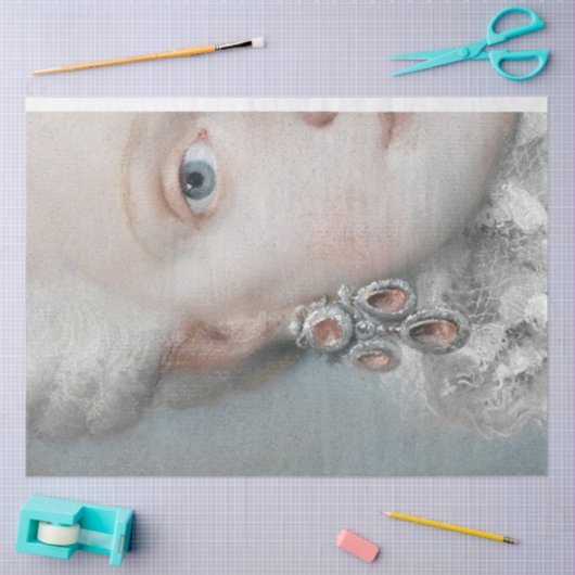 Grijze koningin tissuepapier (Craft)