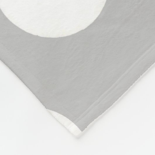 Grijze koraal Quatrefoil Monogram Blanket Fleece Deken (Hoek)