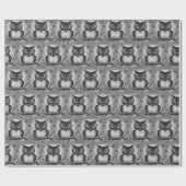 Grijze korenvloerpapier cadeaupapier (Vlak)