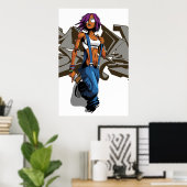 Grijze korf poster (Thuiskantoor)