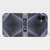 Grijze korrelig roestvrij staal Case-Mate iPhone case (Achterkant (horizontaal))