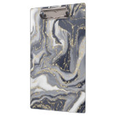 Grijze korrels, wit en goud klembord (Links)