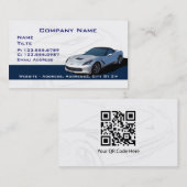 Grijze korvet Visitekaartjes (Voorkant / Achterkant)