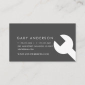 Grijze kraan en Visitekaartje van buizen (Achterkant)