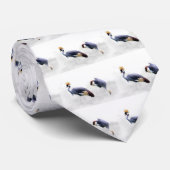 grijze kraan stropdas (Opgerold)