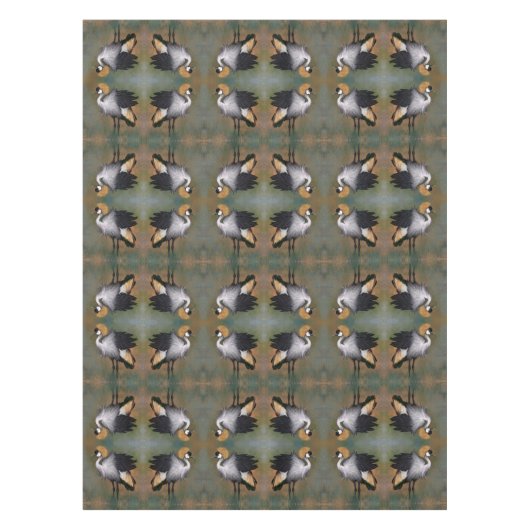 Grijze kraanvogel tafelkleed (Voorkant)